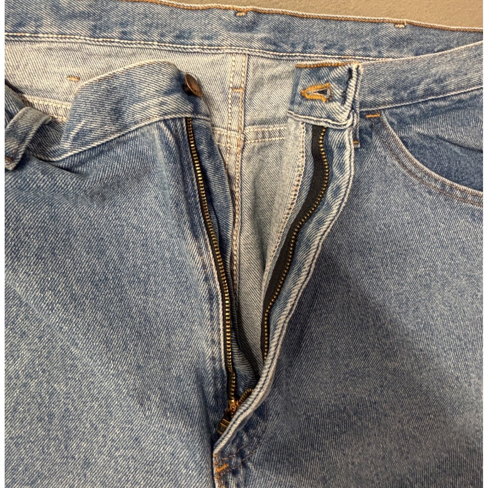 Rustler Classic Regular Fit Straight Leg Jeans Men's 40x30 Light Wash NWT - Picture 9 of 10